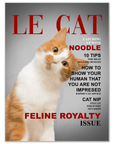 'Le Cat' Personalized Pet Poster