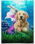 Manta personalizada para mascotas 'La Sirena' 