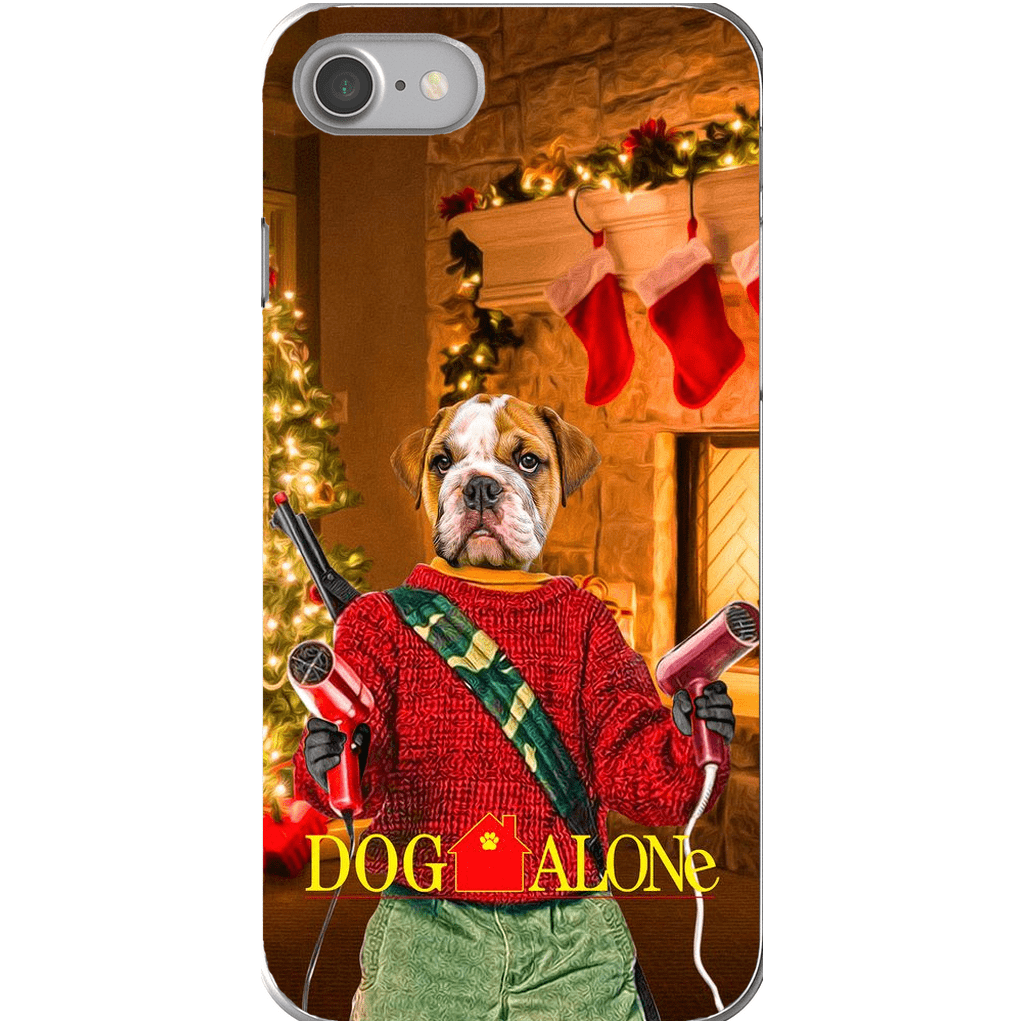 &#39;Dog Alone&#39; Personalized Phone Case