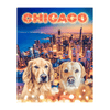 'Doggos Of Chicago' Personalized 2 Pet Standing Canvas