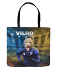 'Finland Doggos Soccer' Personalized Tote Bag