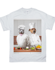 Camiseta personalizada para 2 mascotas 'The Chefs'