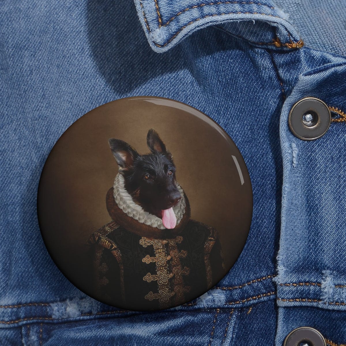The Duke Custom Pin – doggovinci