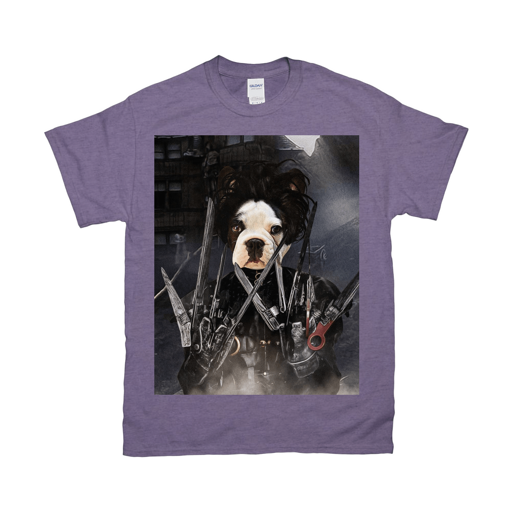Camiseta personalizada para mascotas &#39;Edward Scissorpaws&#39; 