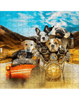 'Harley Wooferson' Personalized 5 Pet Puzzle
