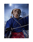 'The Swordsman' Personalized Pet Standing Canvas