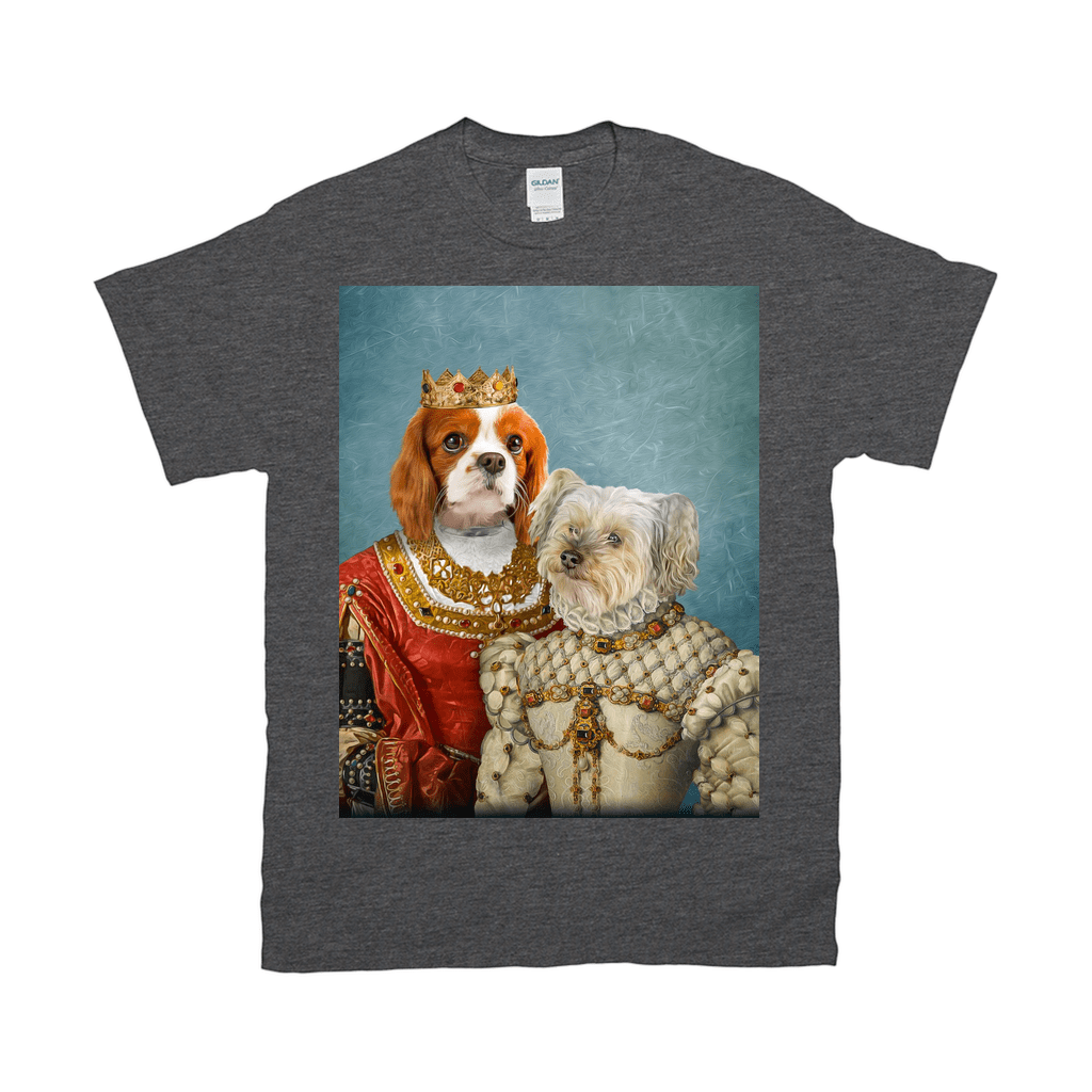 &#39;Queen And Princess&#39; Personalized 2 Pet T-Shirt