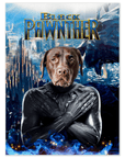 'Black Pawnther' Personalized Pet Poster