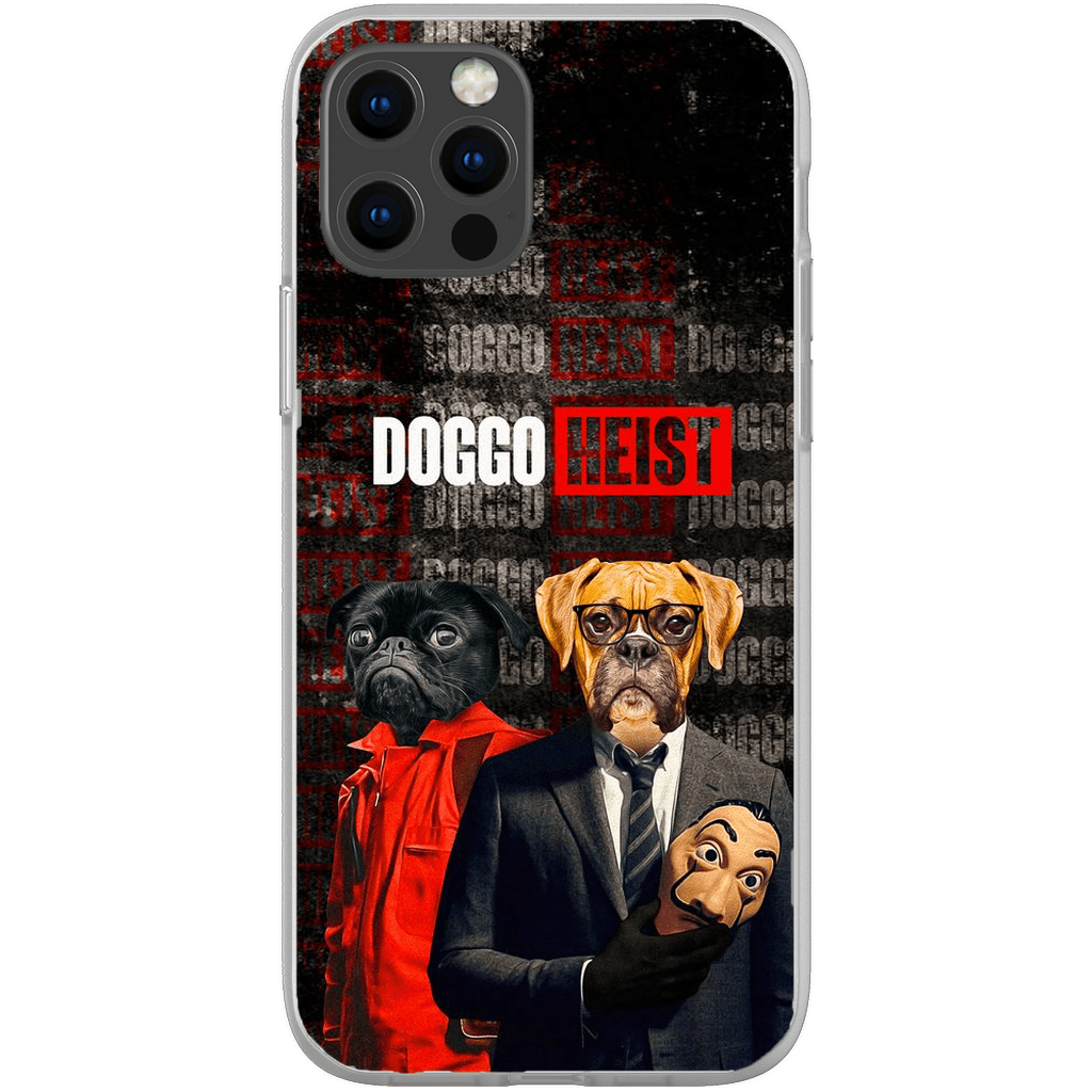 &#39;Doggo Heist&#39; Personalized 2 Pet Phone Case