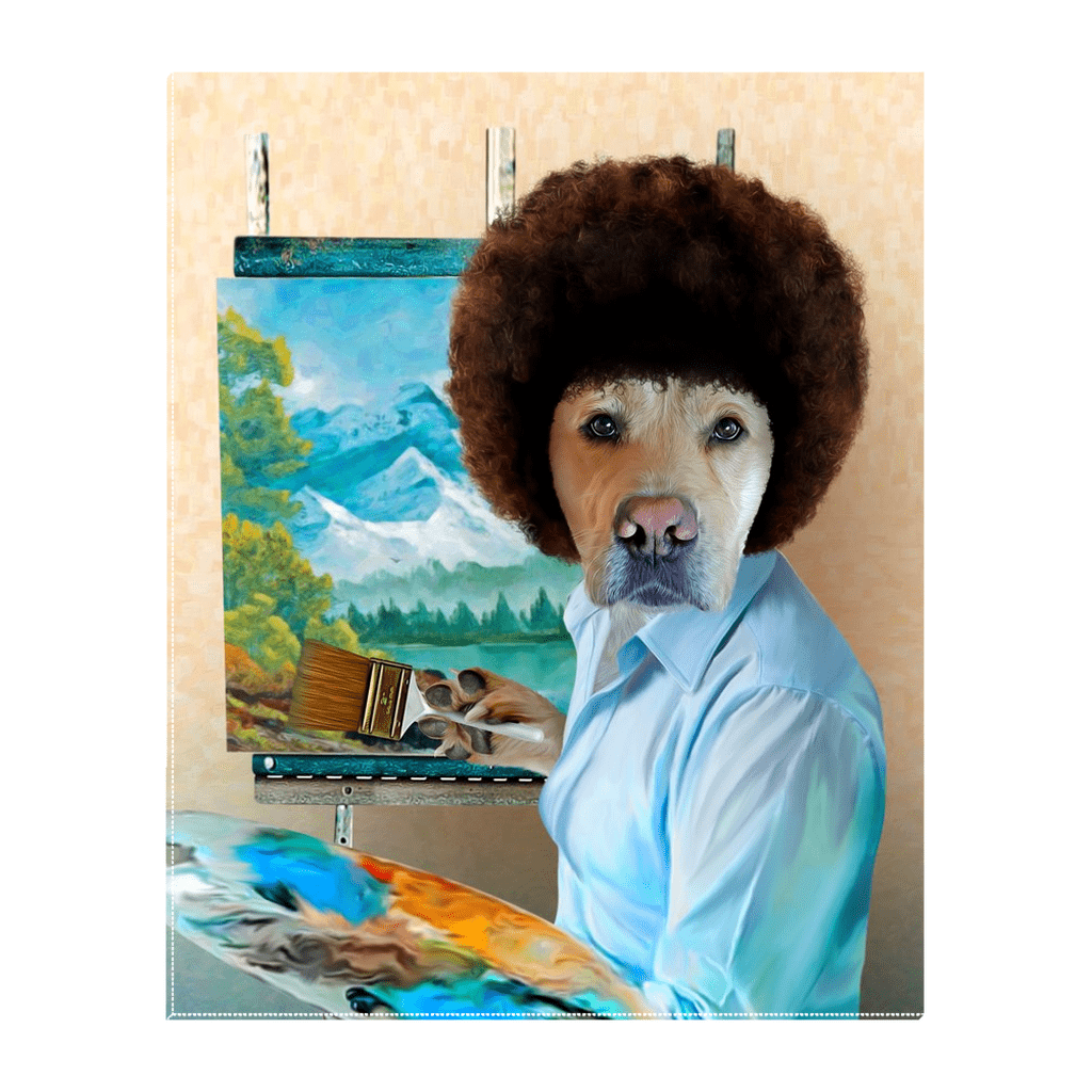 &#39;Dogg Ross&#39; Personalized Pet Standing Canvas
