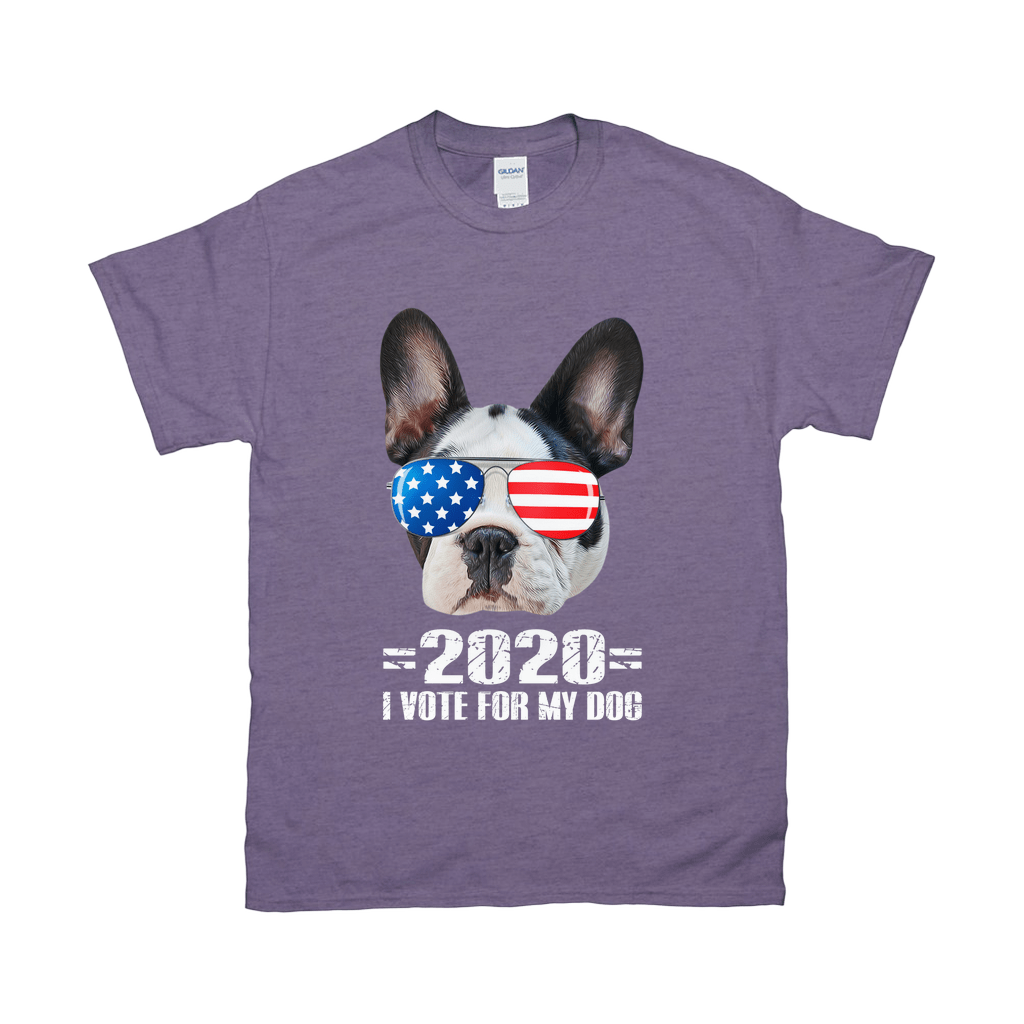&#39;2020 I Vote For My Dog&#39; Personalized Pet T-Shirt