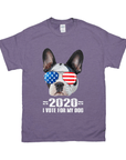 '2020 I Vote For My Dog' Personalized Pet T-Shirt