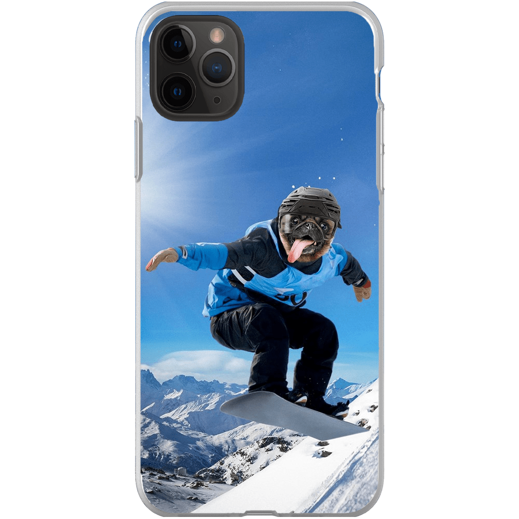 Funda para móvil personalizada &#39;El snowboarder&#39;