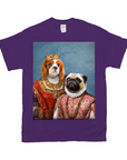 Camiseta personalizada con 2 mascotas 'Reina y Archiduquesa' 