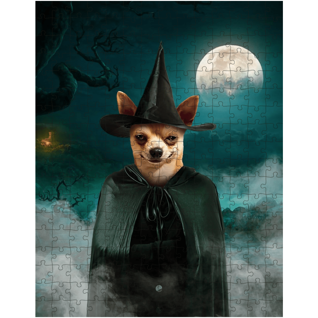 &#39;The Witch&#39; Personalized Pet Puzzle