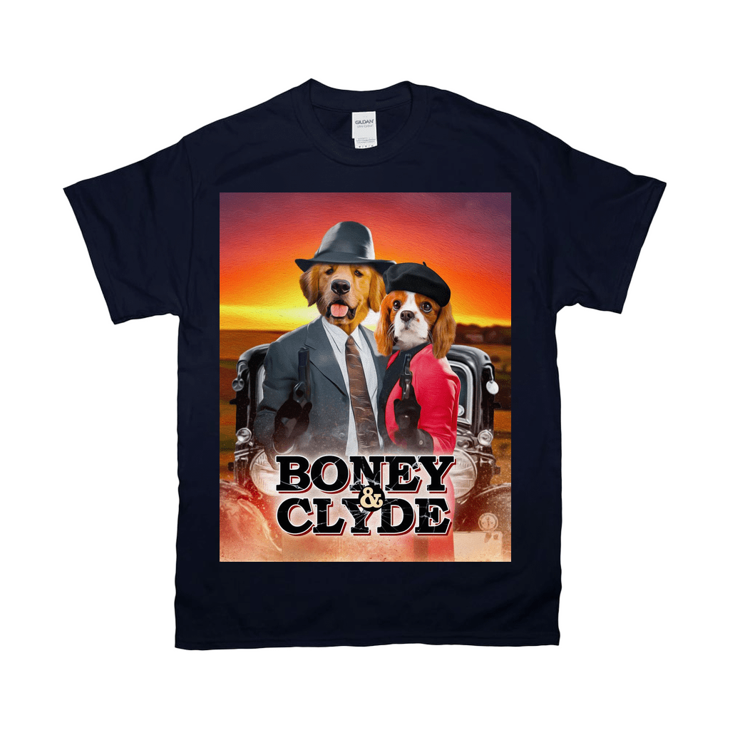 &#39;Boney and Clyde&#39; Personalized 2 Pet T-Shirt