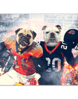 'Denver Doggos' Personalized 2 Pet Poster