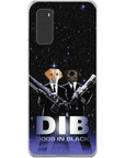 'Dogs in Black' Personalized 2 Pet Phone Case