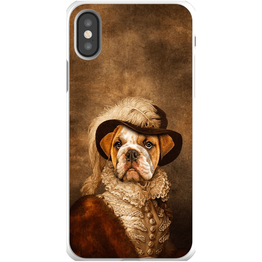 &#39;The Feathered Dame&#39; Personalized Phone Case
