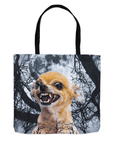 'The Fierce Wolf' Personalized Tote Bag