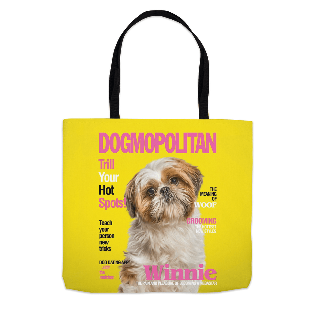&#39;Dogmopolitan&#39; Personalized Tote Bag