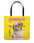 'Dogmopolitan' Personalized Tote Bag