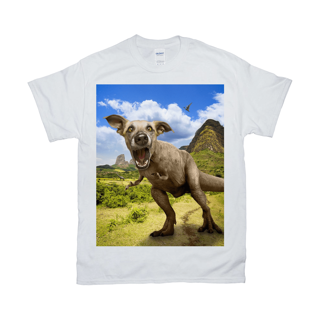 Camiseta personalizada para mascotas &#39;Pawasaurus Rex&#39; 