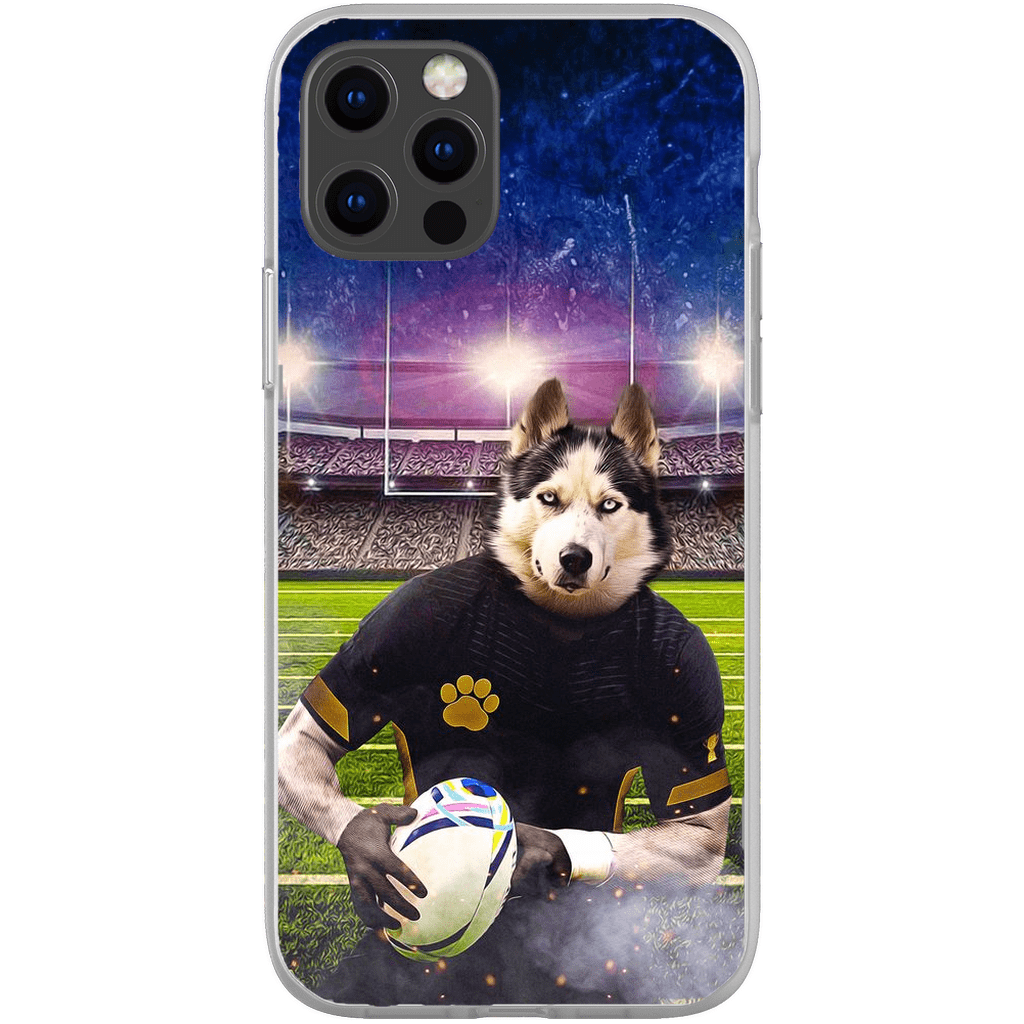 &#39;The Rugby Player&#39; Personalized Phone Case