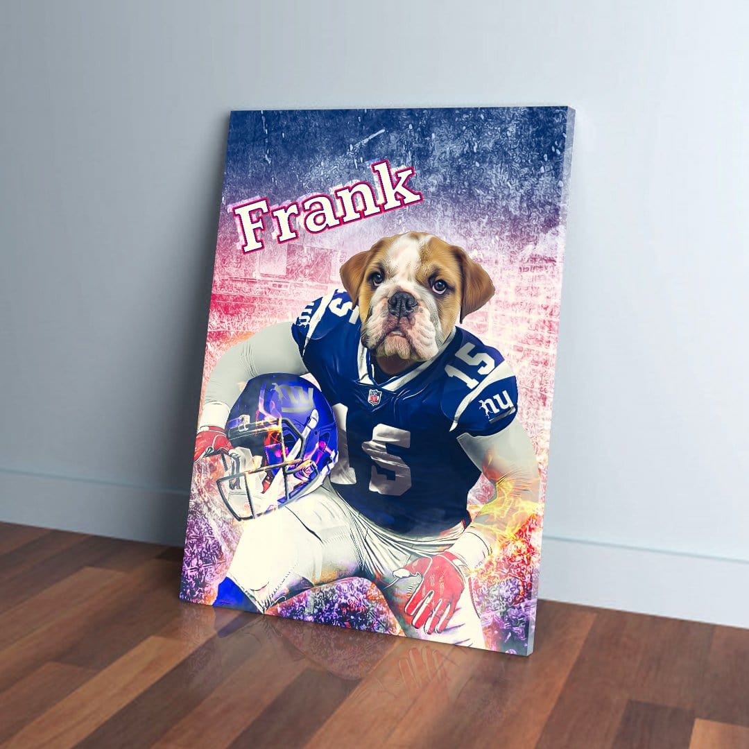 &#39;New York Doggos&#39; Personalized Pet Canvas