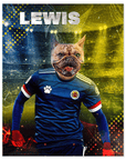 'Scotland Doggos Soccerl' Personalized Pet Poster