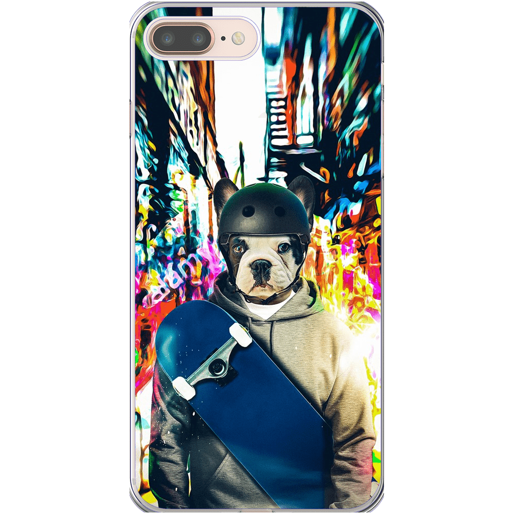 &#39;The Skateboarder&#39; Personalized Phone Case