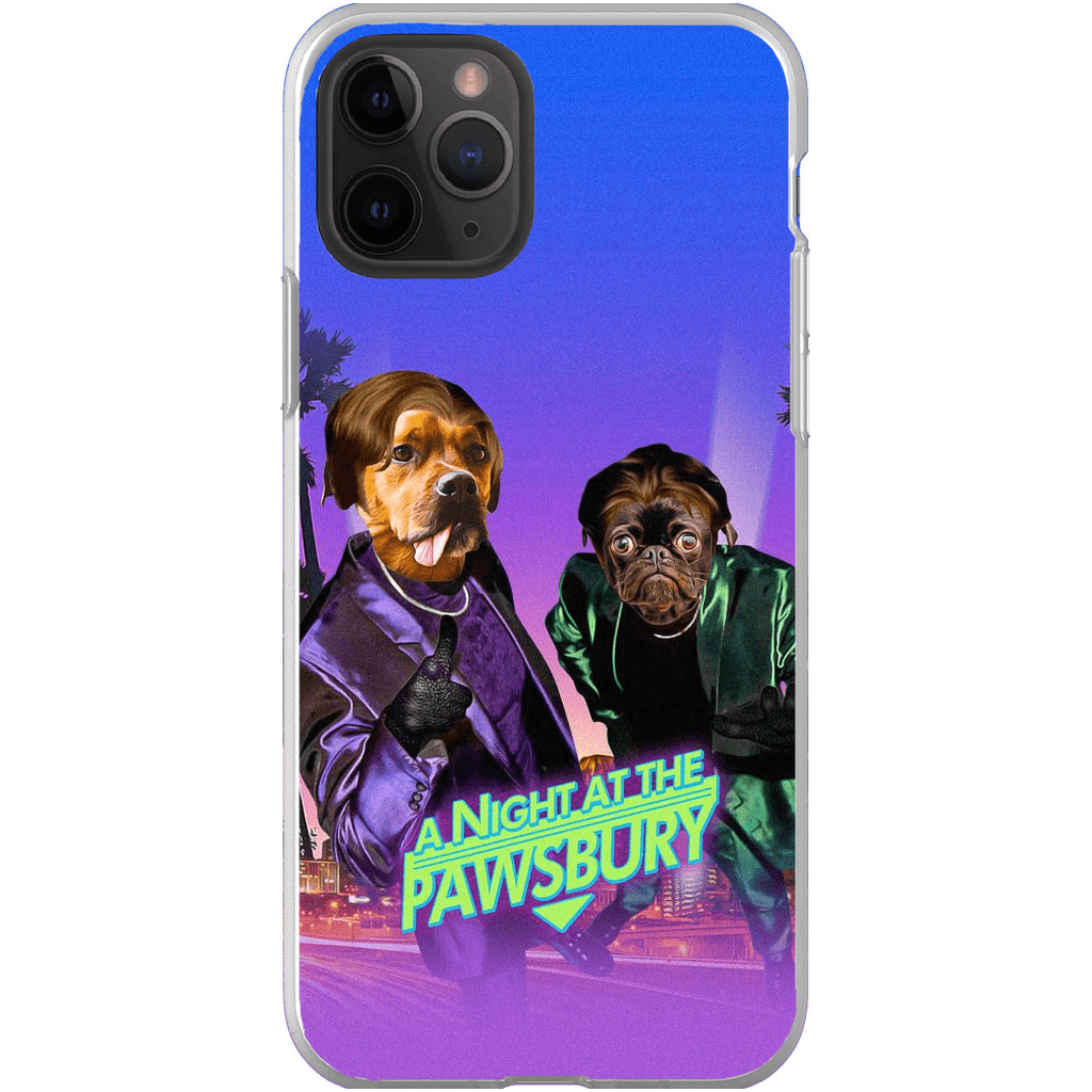 &#39;A Night at the Pawsbury&#39; Personalized 2 Pet Phone Case