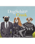 'DogSchitt's Creek' Personalized 3 Pet Blanket