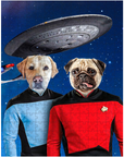 'Doggo-Trek' Personalized 2 Pet Puzzle