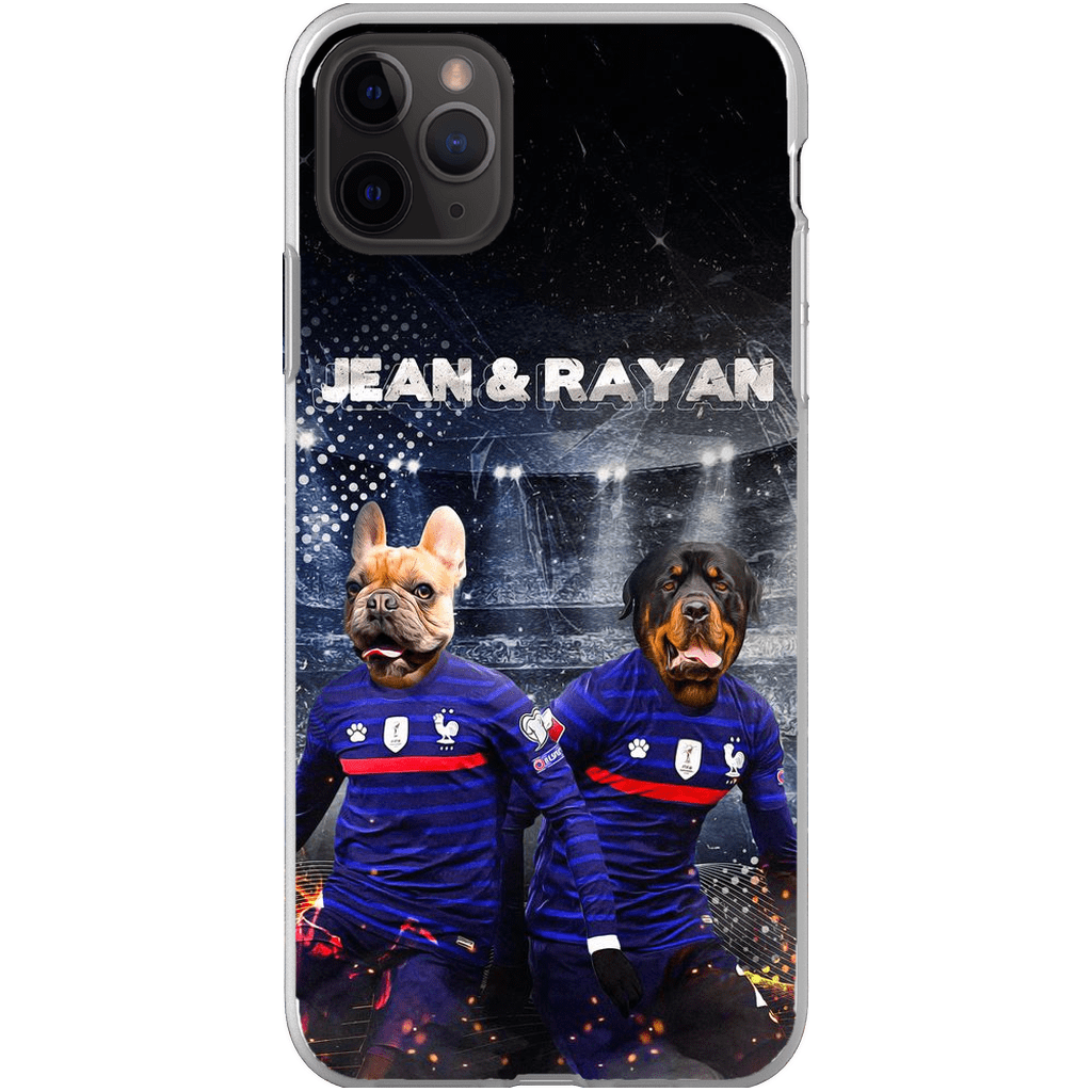 &#39;France Doggos&#39; Personalized 2 Pet Phone Case