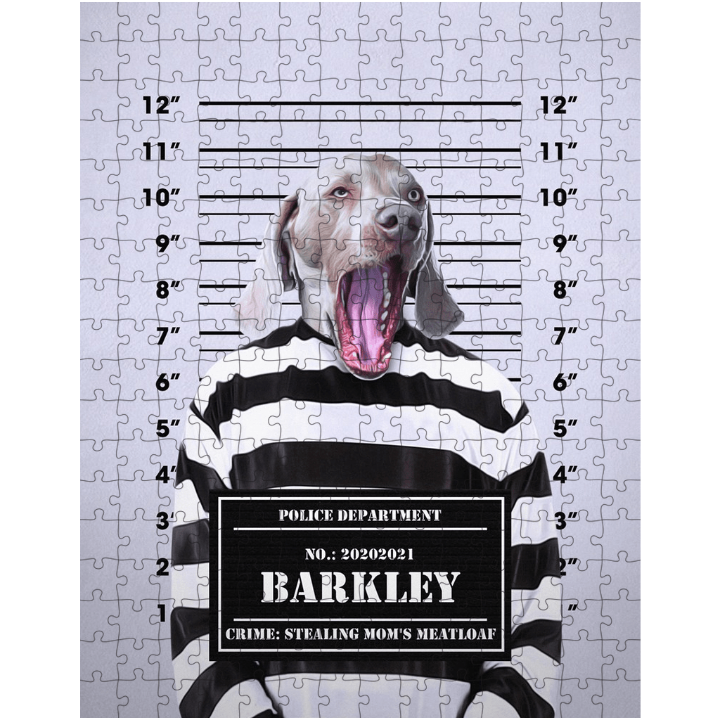 &#39;The Guilty Doggo&#39; Personalized Pet Puzzle