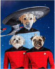 'Doggo-Trek' Personalized 3 Pet Puzzle