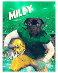 'Notre Dame Doggos' Personalized Pet Poster