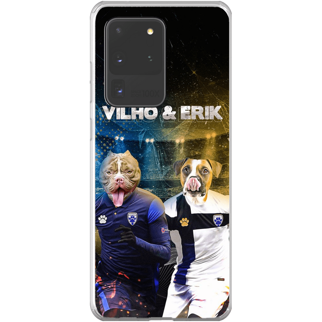 &#39;Finland Doggos&#39; Personalized 2 Pet Phone Case