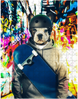 'The Skateboarder' Personalized Pet Puzzle
