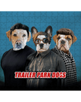 'Trailer Park Dogs' Personalized 3 Pet Puzzle