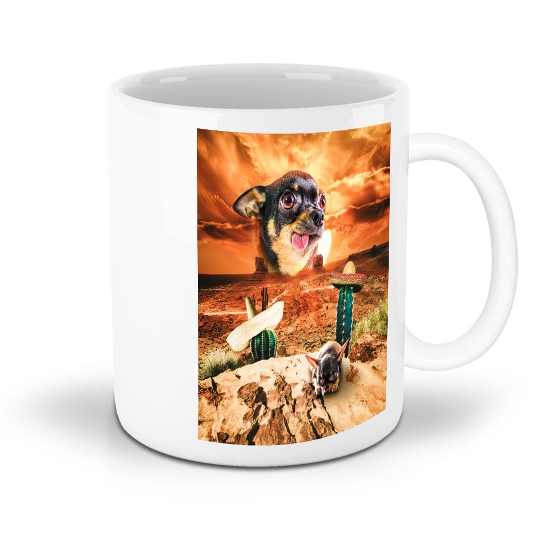 &#39;Mexican Desert&#39; Personalized Pet Mug