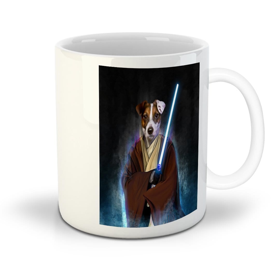 Taza personalizada para mascota &#39;Doggo-Jedi&#39;