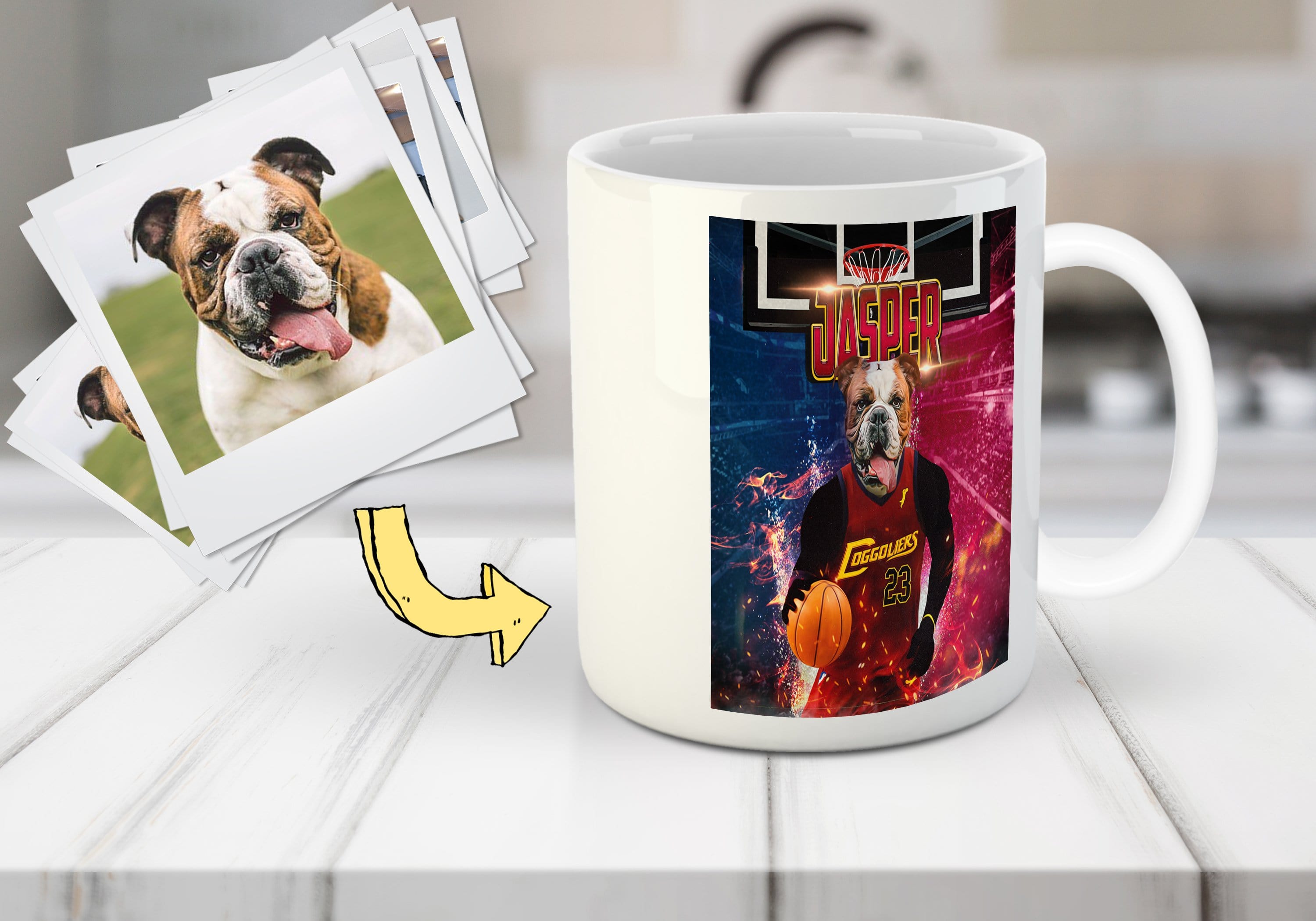 'Cleveland Doggoliers' Personalized Pet Mug