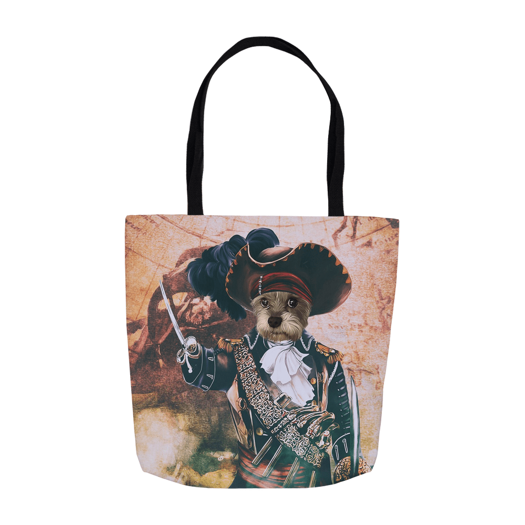 &#39;The Pirate&#39; Personalized Tote Bag