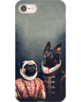 Funda personalizada para teléfono con 2 mascotas 'Duque y Archiduquesa'
