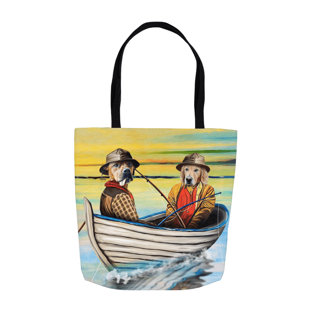 &#39;The Fishermen&#39; Personalized 2 Pet Tote Bag