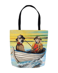 'The Fishermen' Personalized 2 Pet Tote Bag