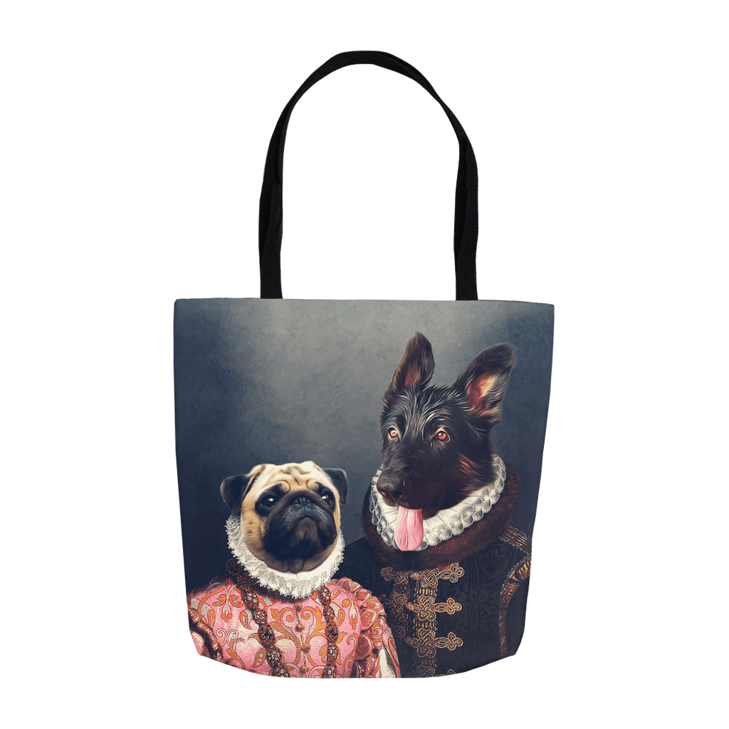 Bolsa de tela personalizada para 2 mascotas &#39;Duque y Archiduquesa&#39;