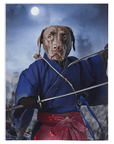 'The Swordsman' Personalized Pet Blanket